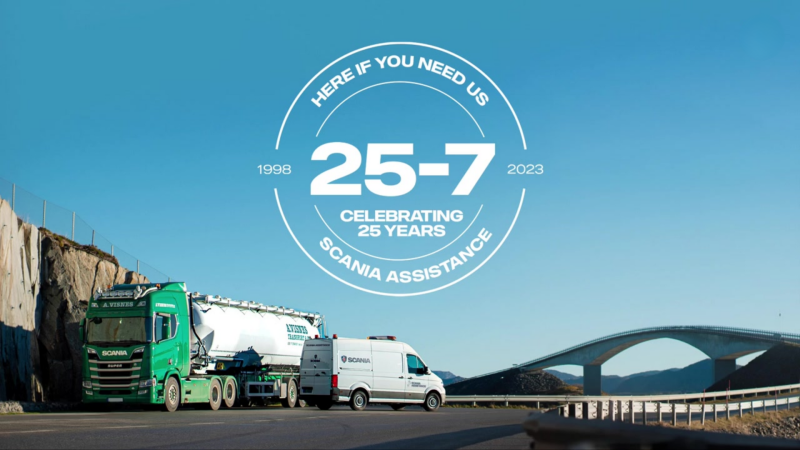 Scania Assistance: 25 Years of delivering silver service